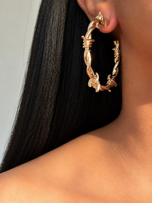 Bodega Bri Gold Hoop Earrings