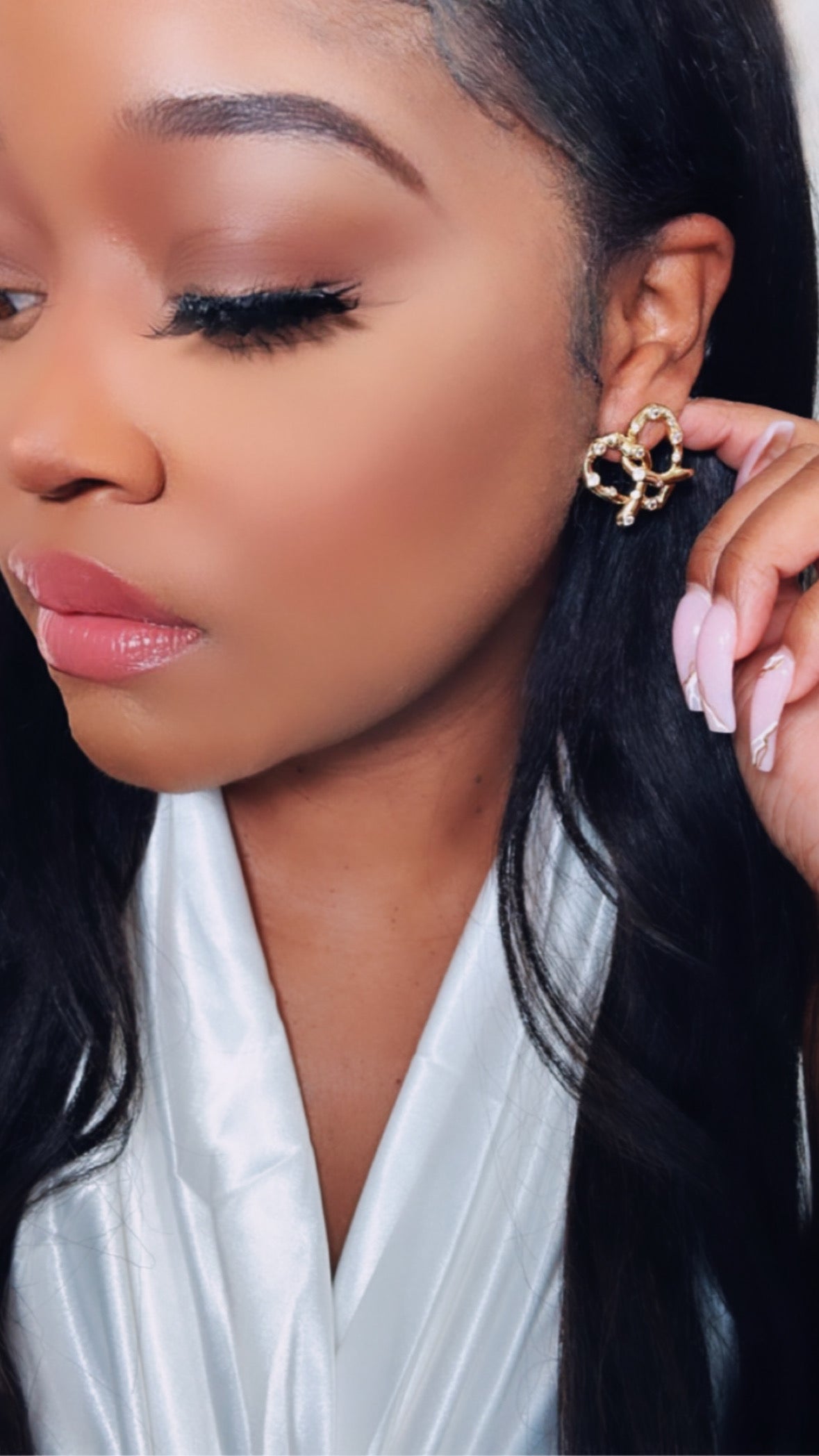 Buy Me a Pretzel Gold Earrings