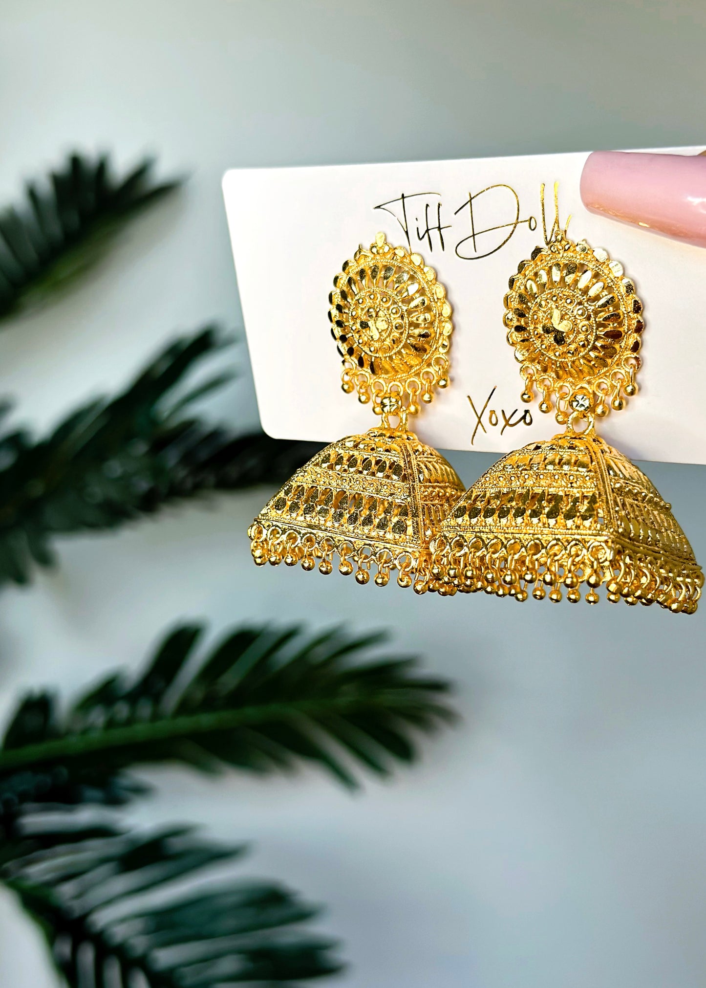 Nights in Bali Gold Earrings