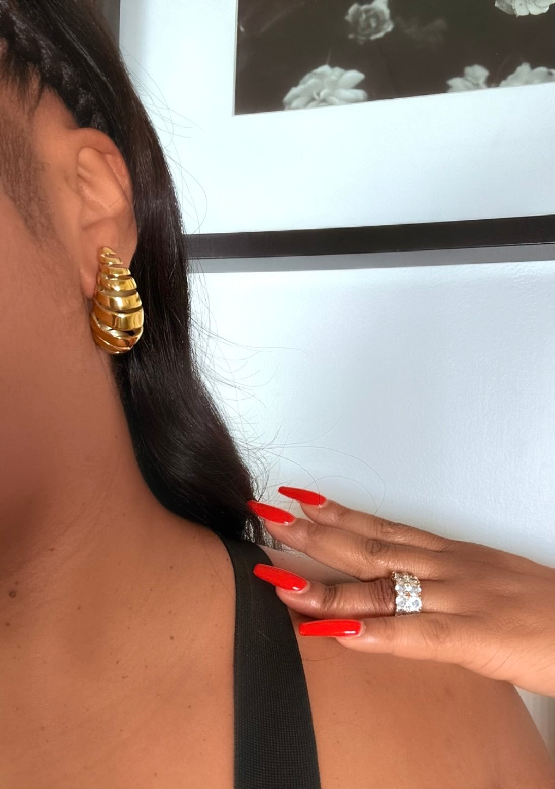 Manhattan 18K Gold Earrings