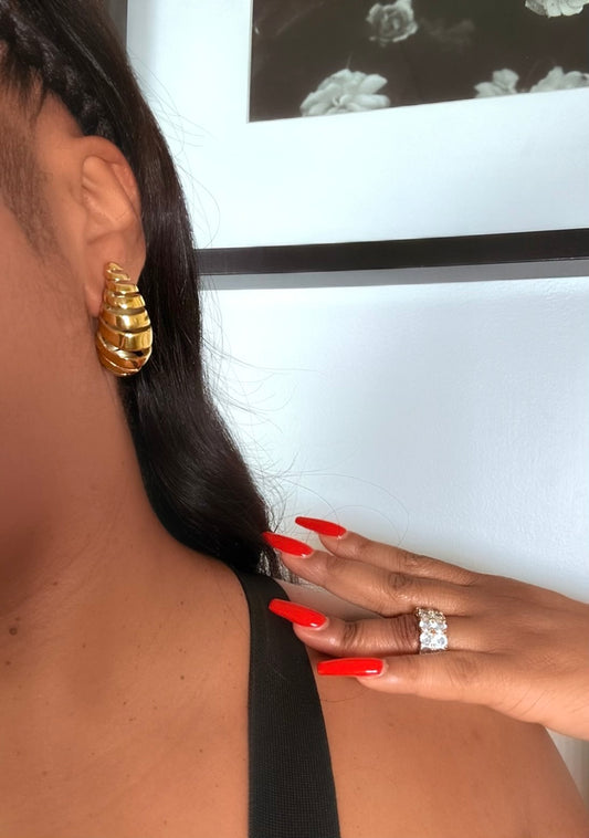 Manhattan 18K Gold Earrings