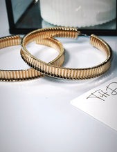 Load image into Gallery viewer, Nu Nu London Gold Hoop Earrings
