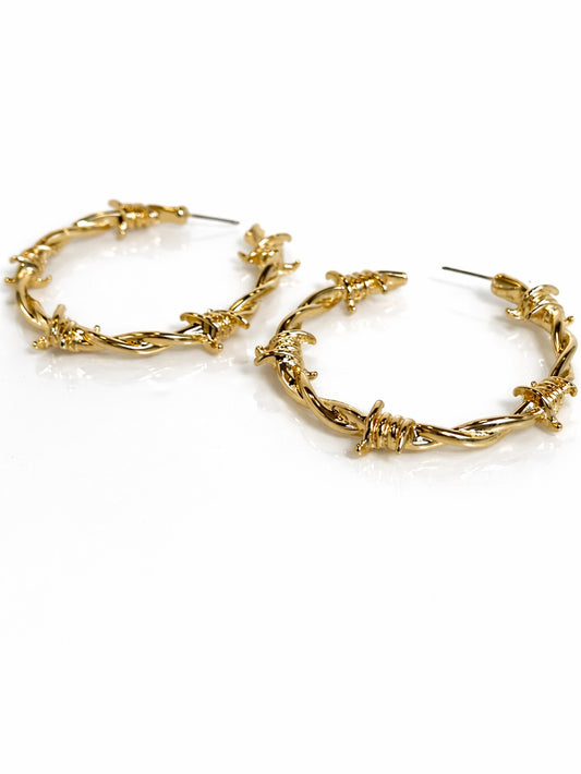 Bodega Bri Gold Hoop Earrings