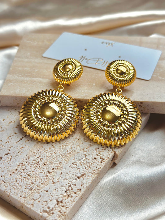 Ashane Gold Earrings