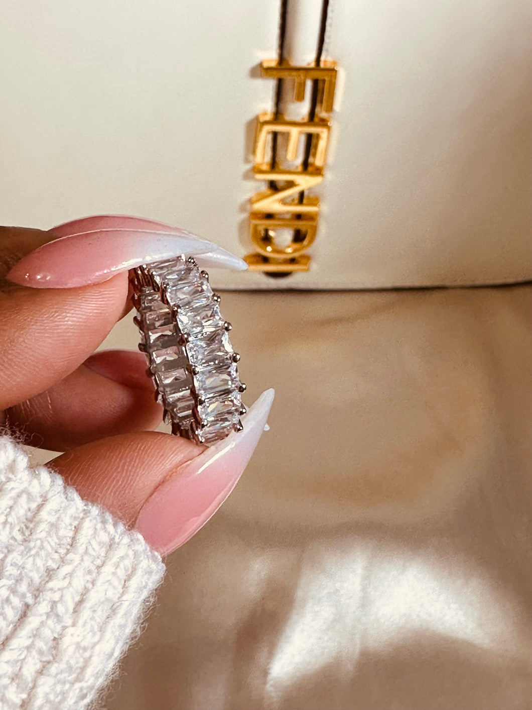 High Rise Baguette Ring