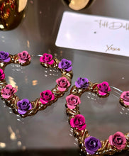 Load image into Gallery viewer, Roses Are Red Earrings (NO RESTOCK)
