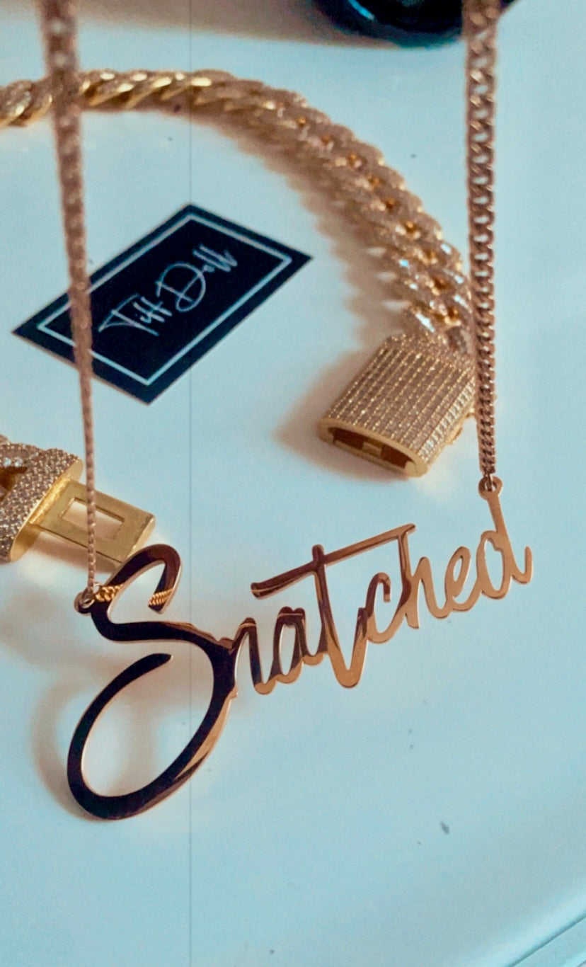 Snatched 18K Gold Necklace