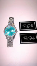 Video laden en afspelen in Gallery-weergave, Tiffany Icy Blue Watch
