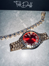 Load image into Gallery viewer, Cherry Vodka Icy Red Watch
