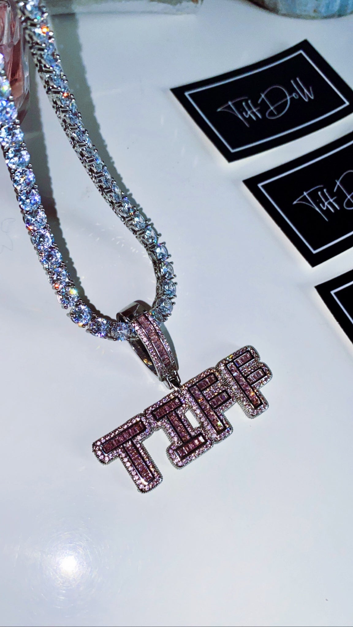 Barbie Doll Custom Baguette Chain Necklace – TiffDoll