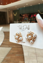 Load image into Gallery viewer, Delia Gold Stud Earrings
