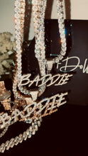 Load and play video in Gallery viewer, Baddie Custom Name Icy Necklace
