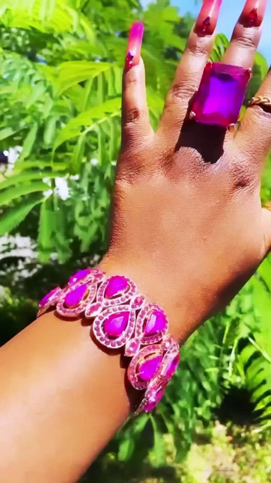 Sassy Chic Crystal Bracelet